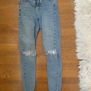 Topshop blue jamie jeans